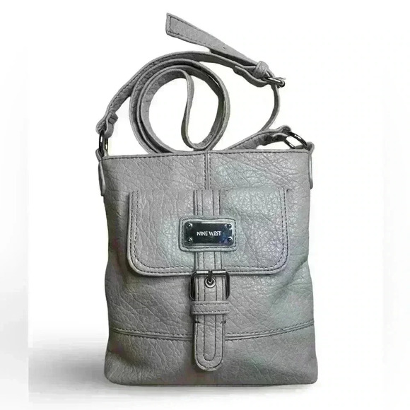 Nine West Grey Crossbody - Picture 1 of 3